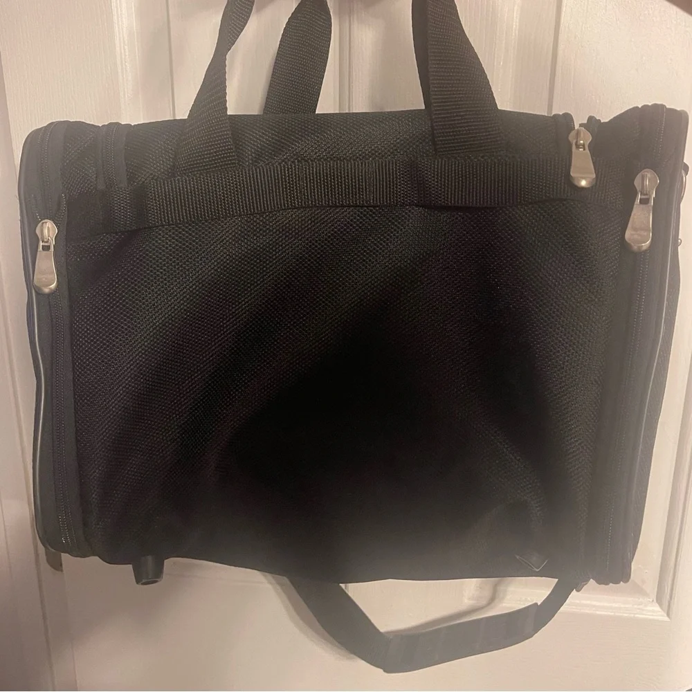 Bob Mackie Duffle Bag With Shoulder Strap Black